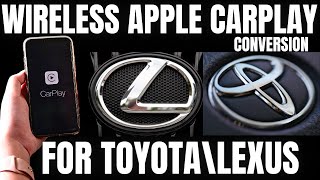 How to get wireless Apple CarPlay for Toyota and Lexus [upl. by Sucramraj]