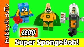 LEGO SpongeBob Heroic Heroes of the Deep 3815 Build HobbyKidsTV [upl. by Camp]