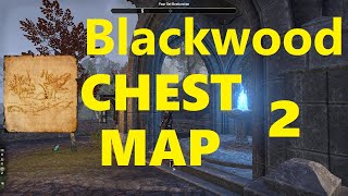 ESO Blackwood Treasure Map 2 Location  Guide Series Elder Scrolls Online [upl. by Glarum]