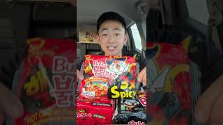 Trying 3X Spicy Ramen Challenge 🔥 shorts [upl. by Dominick]