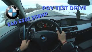 BMW E60 530i 258HP N52  POV Test Drive [upl. by Dniren]