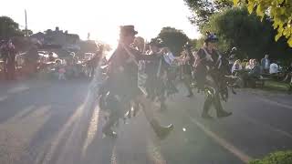 Wild Moon Morris  Labyrinth  Rose amp Crown Huish Episcopi  2 July 2024 [upl. by Terriss322]