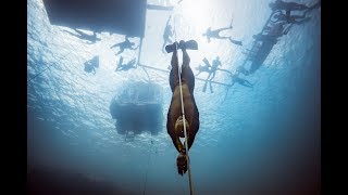 VB2018 Alexey Molchanovs World Record Dive to 130m [upl. by Major]