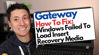 How To Fix Windows Failed To Load Insert Recovery Media For Gateway Computer [upl. by Rind]