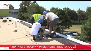 Oprava strechy a prestavba priestorov ZĹ [upl. by Naitsirhk]