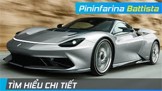 Chi tiết Pininfarina Battista  Hypercar 1900 mã lực của nhà thiết kế lừng danh nước Ý  XE24h [upl. by Eddra879]