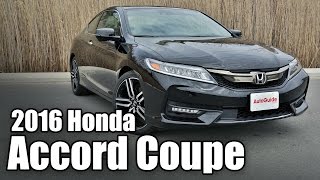 2016 Honda Accord Coupe Review  Quick Take [upl. by Tamah]