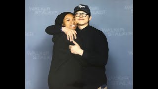 Meeting Steven Yeun at Walker Stalker Con  LIVE FOOTAGE [upl. by Oiuqise55]