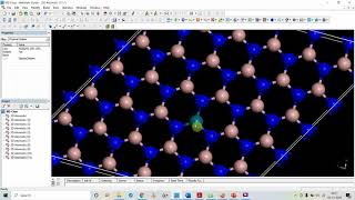 How to Build 2D Materials using Material Studious Graphite BN BP and Molybdenum disulfide [upl. by Mosley]