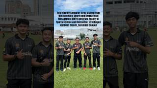 interview by student from the Dip of Sports amp Recreational Mgmt SR111 UiTM N9 [upl. by Hartmann]