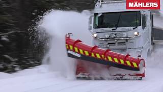 Mählers DPH high throwing Plow on a Volvo FH540 Truck [upl. by Carver]