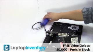 HP EliteBook 8460 8460P Hard Drive Replacement  Palmrest Disassembly Take Apart [upl. by Nirat]