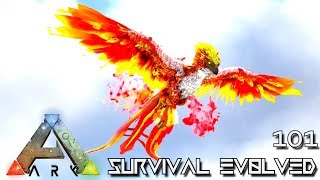 ARK SURVIVAL EVOLVED  PHOENIX TAMING amp DRAGON SPARROW FOREWORLD MYTH E101 MOD EXTINCTION CORE [upl. by Ahsieket]