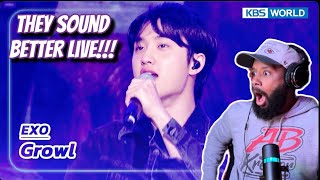 FIRST TIME WATCHING  EXO 엑소  quotGROWLquot  LIVE PERFORMANCE  KPOP [upl. by Ycak918]