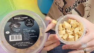 Fermented shark Hákarl taste test Part 1 [upl. by Carlotta88]