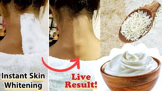 Face pack for glowing skin  Skin whitening at home with Rice Body scrub  Body Polishing [upl. by Oler]