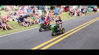 Brooklet Peanut Festival Kids Pedal Tractor Race 4 [upl. by Luoar]