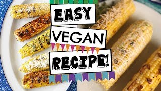 Crazy Good and easy Corn on the Cob recipes  VEGANizing Oprahs Recipe [upl. by Osanna]