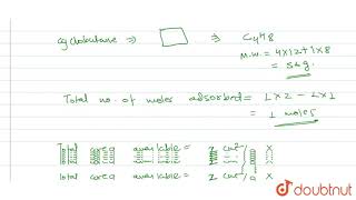 A container contains 1 litre 2 M solution of cyclobutane in either A piece of 3 kg charcoal is [upl. by Stacee582]