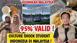 KEUNIKAN MALAYSIA 95 VALID CULTURE SHOCK STUDENT INDONESIA DI MALAYSIA [upl. by Dier]