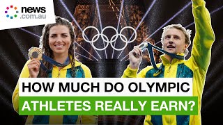 How much do Olympic athletes get paid per medal [upl. by Ecydnarb]