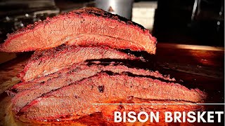 Smoked Bison Brisket [upl. by Rehpotsirk806]