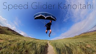 Speed Glider Karioitahi speedflying [upl. by Airamat]