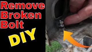 3 Ways To Remove Broken Off Bolts Or Screws  Double Nuts Welding And Drilling [upl. by Harpp899]