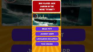 Who played Jack Dawson in the movie quotTitanicquot [upl. by Jaimie]