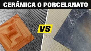 Cerámica vs Porcelanato  Lo Mejor [upl. by Eilesor70]