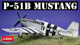 Academy 172 Scale P51B Mustang Build Video [upl. by Aja500]