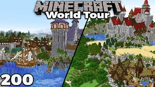 WORLD TOUR amp DOWNLOAD  MINECRAFT 114 Survival Lets Play ft Pixlriffs 200 [upl. by Anatollo]