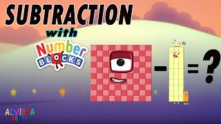 Subtraction with Numberblocks [upl. by Ahseinek172]