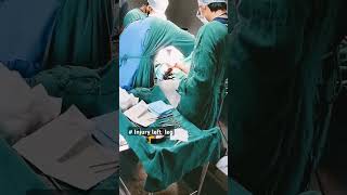 Injury left leg🦵P T S G viralshort medicalstudent video ✨💉 [upl. by Sukhum894]