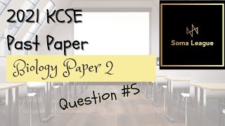 2021 KCSE BIOLOGY PAPER 2 QUESTION 5 [upl. by Aicella]