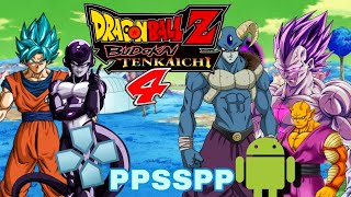 Nueva ISO de Dragón BALL BUDOKAI TENKAICHI 4 para ppsspp Android en español latino 2023 [upl. by Anaid]