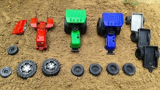 mini tractor Ford tractor aur Johan dheere Tractor ke body parts fix kiye  Krishna toy [upl. by Rafi]