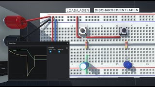 Kondensator langsam ladenentladen Experiment capacitor load discharge experiment [upl. by Adnor]