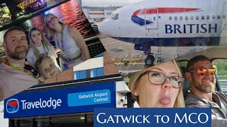 Pre Travel DayOrlando Florida Travel Day OctoberBritish AirwaysGATWICKMCO CUniversal Dockside [upl. by Ennaesor956]