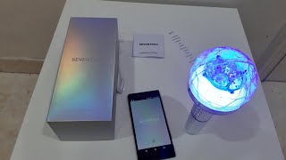 How to connect Lightstick seventeen ver2 to apps Cara nyambungin seventeen Lightstick ke aplikasi [upl. by Nyhagen]