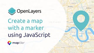 OpenLayers Tutorial 1  Map with a marker using JavaScript [upl. by Daren204]