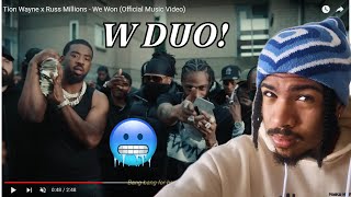 TION WAYNE X RUSS MILLIONS  WE WON  REACTION BY JUSTIN DYLAN [upl. by Tehc]