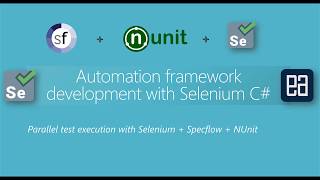 Parallel test execution with Selenium  Specflow  NUnit in C [upl. by Binetta]