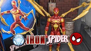 Marvel Legends SpiderMan 60th Anniversary Civil War Iron Spider 6 inch Action Figure Review [upl. by Jannery401]