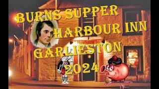 Burns Supper Harbour Inn Garlieston 2024 [upl. by Nitreb478]