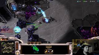 StarCraft 2 Protoss vs Zerg the creep [upl. by Khalin]