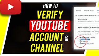 How to Verify Your YouTube Account [upl. by Geerts]