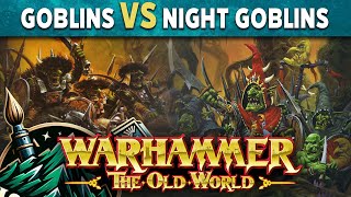 Orcs amp Goblins vs Night Goblins Warhammer The Old World Live Battle Report [upl. by Kohl]