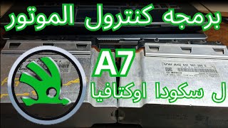 برمجه كنترول الموتور ل سكودا اوكتافيا a7 [upl. by Brice]