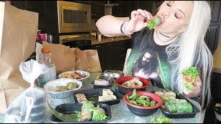 EPIC SUSHI EATING SHOW MUKBANG  WATCH ME EAT [upl. by Winton]